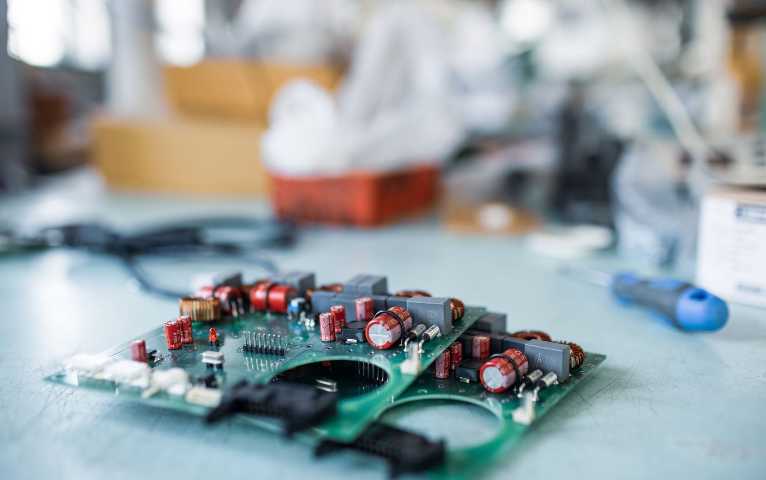 Equipment Repair on a PCB board