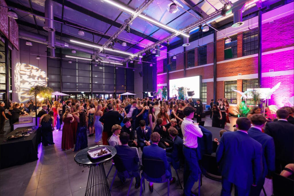 Elegant event with dancing and celebration by your school ball DJ