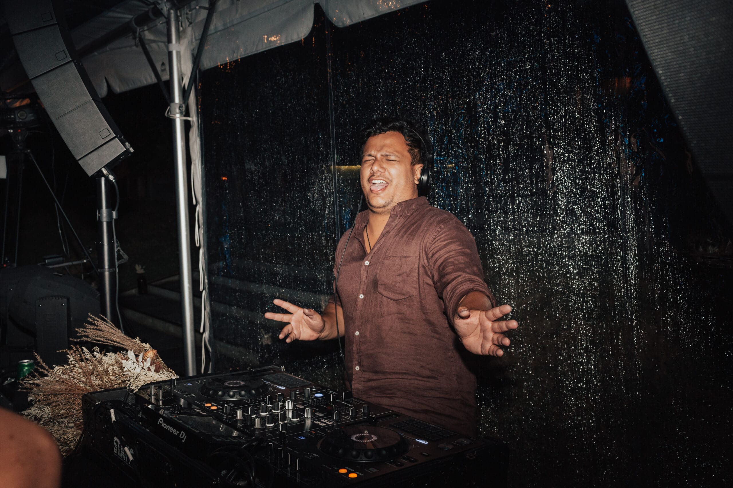 DJ in Taupo dancing away to sweet tunes